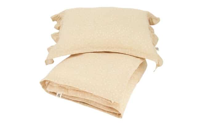 Muslin Crib Bedding Set Sand